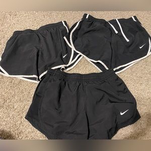 3 pairs of medium girls Nike shorts